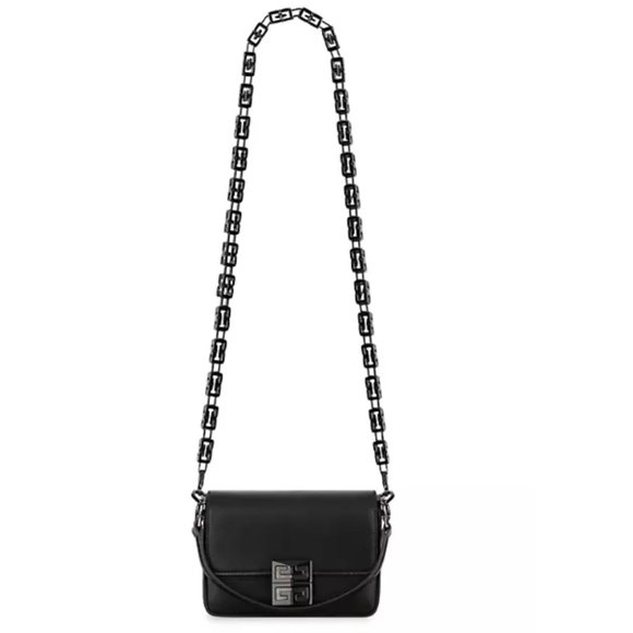 Givenchy Small Leather Crossbody Bag Black - Picture 2 of 14